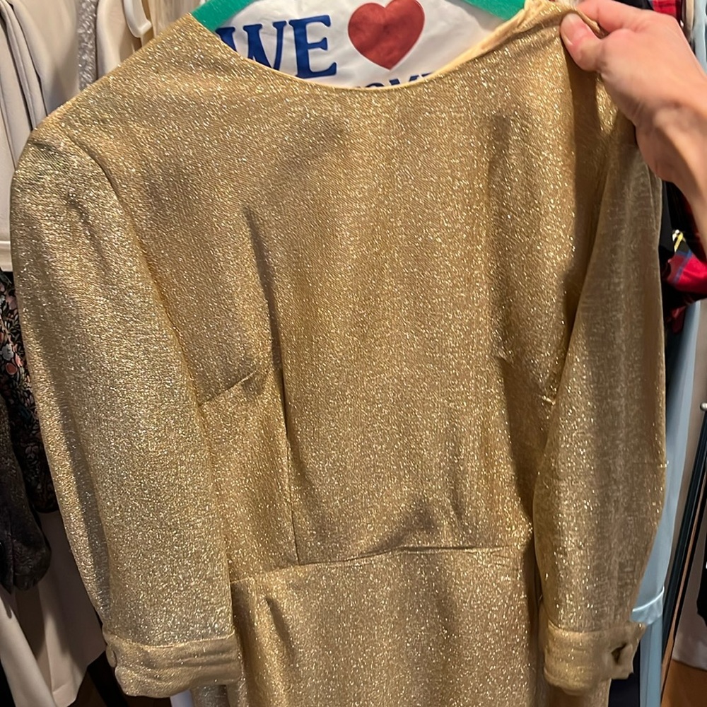 Vintage Gold Fab Party Dress
